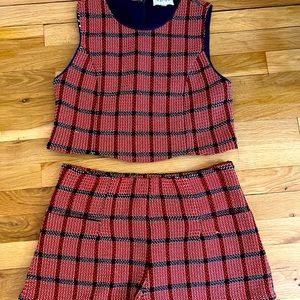 Red, white and blue knit set!